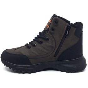 Resim Avidox Erkek Günlük Outdoor Kışlık Bağcıklı Fermuarlı Spor Bot 36-44 Kahve - Siyah Kahverengi - Siyah 