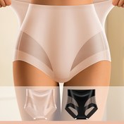 Resim Set of 2 Kadın Yüksek Bel Külotu Yumuşak, Cilt Dostu, Nefes Alabilen Kumaştan Yapılmış, Tam Kapsama Sağlayan Üçgen Tasarımıyla. 