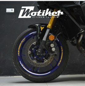 Resim Yamaha Tracer 9 GT Jant Sticker Etiket Modeli 