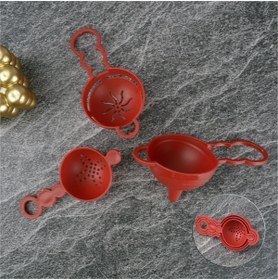 Resim Tohana Trio Pasta Seti Kirmizi 