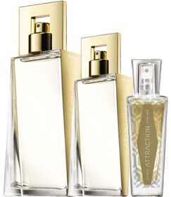 Resim AVON Attraction Kadın Parfüm Paketi 100 Ml + 50 Ml + 30 Ml 