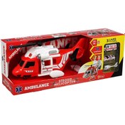 Resim Nessiworld ERN-2004 Heroes Toys Helikopter Ambulans Seti Arabalı- Eren Oyuncak 