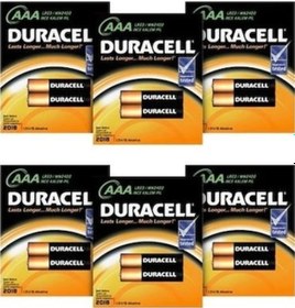 Resim Duracell LR03/MN2400 AAA İnce Kalem Pil 6 x 2'li 