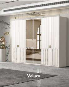 Resim Destan Yatak Odası Takımı Dolap + Şifonyer + Komodin + Karyola 