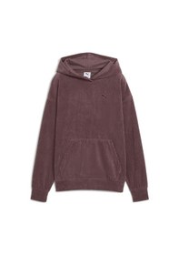 Resim Puma Ess Elevated Comfort Velo Kahverengi Kadın Sweatshirt 000000000102266238 Kahverengi 