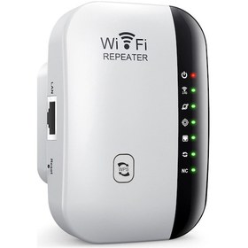 Resim Reedark Mt02 Beyaz Avrupa Standardı Wifi Sinyal Güçlendirici: 300m Hız, 2.4ghz, Ap/repeater Modları, 7 Led Işığı, Taşınabilir Ağ Genişletici 
