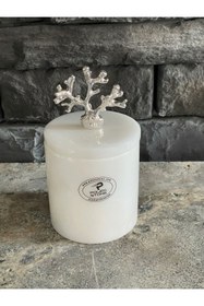 Resim Polen Stone Beyaz Mermer Kapaklı Pamukluk 