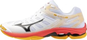 Resim Mizuno Wave Voltage 2 Unisex Voleybol Ayakkabısı Beyaz / Turuncu 