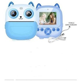 Resim Vtn-98 Dijital Video Fotoğraf App Destekli Çocuk Kamerası Termal Resim Kağıt Baskılı Yazıcı 