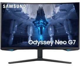 Resim Samsung Odyssey Neo G7 LS32BG750NPXUF 32" 1 MS 165 Hz UHD Curved Oyuncu Monitörü | Samsung Samsung