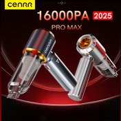 Resim CENRR 16000PA Güçlü Emişli Araba Elektrikli Süpürge, Pil Ekranı ile, Yüksek Kaliteli Fırçasız Motor, 2000mAh*3 Pil, 0.2 Saat Uzun Ömürlü 100W Lityum Pil, Araba ve Ev Temizliği için Hafif ve Taşınabilir, Vacuu 