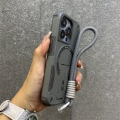 Resim Iphone 15 için premium bir kılıf, manyetik entegre görünmez bir stande sahip, Iphone 15 Pro Max, 14 Pro, 13 ve 12 modelleri için uygun, hem erkekler hem de kadınlar arasında popüler. 