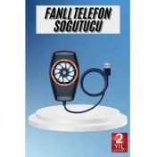 Resim Buğz Telefon Soğutucu Fan Güçlü Motor Radyatör Cep Telefon Soğutma 