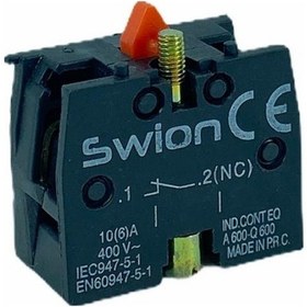 Resim Ayt 22 Mm Devre Açma Kapama Kontak Blok No Kırmızı Lay5-be101 