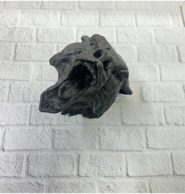 Resim Dekoratif Siyah Ayı Duvar Heykeli Asılabilir Hediyelik 25x19 Cm 