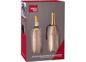 Resim Vacu Vin Aktif Şarap & Şampanya Soğutucu, Platin 