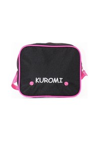 Resim 3 Gözlü Tüylü Kuromi İlkokul Çantası + Beslenme + Suluk - Kuromi İlkokul Kız Çantası Mini Kafalı Pembe 
