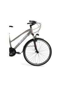 Resim Bisan Trx 8200 City Şehir Bisikleti 45 Cm V 700c 21 Vites Açık Metalik Gri Beyaz Pembe Gri 