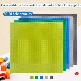 Resim KIDNOAM Yapı Blokları Taban Plakası - 40.01x40.01 cm Büyük Ölçü, STEM Öğrenme için Izgara Dizaynı, Doğum Günü/Noel/Cadılar Bayramı Hediyesi, Sınıf ve Ev Kullanımı İçin Uygun, Yaratıcı Oyun Yüzeyi, Çok Amaçlı Oynama Alanı, Küçük Parça Yapısı 