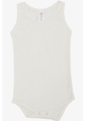 Resim Breeze Erkek Bebek Çıtçıtlı Atlet Zıbın Body Jakarlı 9 Ay-3 Yaş, Ekru Ekru 