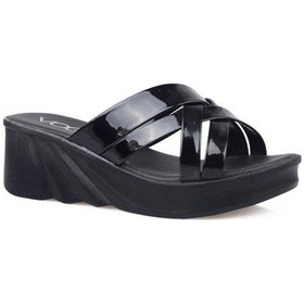 Resim Voga 2104 Dolgu Topuk Comfort Casual Kadın Terliği 