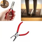 Resim Kırmızı Gitar Teli Çekme Aracı - Gitarlar ve Diğer Telli Enstrümanlar için Ergonomik Çelik Pense, Rahat Saplı Dayanıklı Metal Yapı 