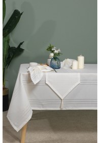 Resim Elart Dream Yemek Seti 12 Kişilik 26 Parça 150x220 Cm Krem Krem 