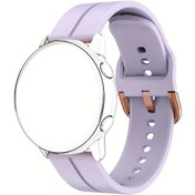 Resim Sunshine022 Mor 20mm Evrensel Silikon Garmin Vivoactive Venu Sq Bilezik 