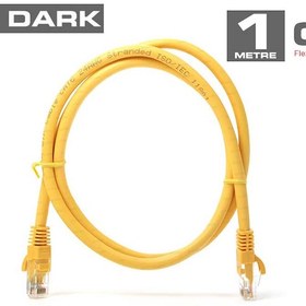 Resim Dark Dk-Cb-Nt6U100Y 1Mt Utp Cat6 Patch Kablo Sarı Awg24/7 