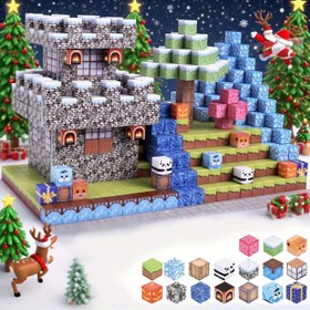 Resim 100 adet Manyetik Yapı Taşları - Yaratıcı Manyetik Oyuncaklar, Manyetik Oyuncak Seti, Kübik Mimari Oyuncaklar Noel Cadılar Bayramı Hediyesi, En İyi Noel İçin, En İyi Şükran Günü İçin, Aile İçin Mükemmel Noel ve Cadılar Bayramı Hediyeleri, Manyetik Çubuklar, Manyetik Oyuncaklar İçin, Manyetik Oyuncaklar ve Yapı Seti 