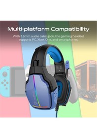 Resim Vertux Havana Kablolu Surround Kulak Üstü Oyuncu Kulaklığı 