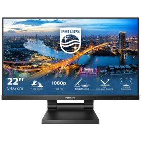 Resim Philips 21.5" Ips Wled Smoothtouch Dokunmatik Monitör 222b1tc/00 