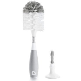 Resim Munchkin Bristle Bebek Biberonu Temizleme Fırçası Gri 