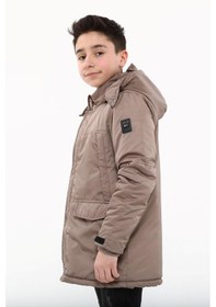 Resim Erkek Çocuk Mont 51274 Kahve 
