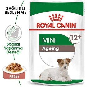 Resim Royal Canin Ageing +12 Gravy Pouch Yaşlı Konserve Köpek Maması 1 Adet 85 Gr 