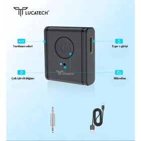 Resim Bluetooth Araç Kiti - Fm Transmitter Özelliği, Aux Destekli, Çift Cihaz Bağlantısı 