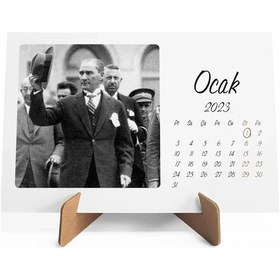 Resim 2027 Atatürk Takvimi, Atatürk Masa Takvimi, 2027 Takvim 