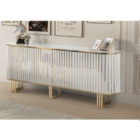 Resim Bera Gold - Marmo Nehir Konsol Mermer 