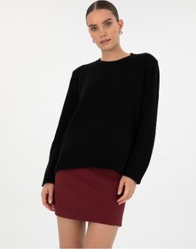 Resim Pierre Cardin Kadın Siyah Kazak /triko 50316310-vr046 Siyah 
