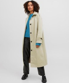 Resim Jack&Jones JJXX Oversize Midi Trençkot - Günlük Şıklık - Bej / S 