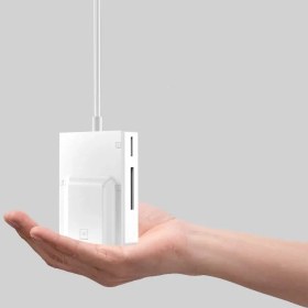 Resim Foxyn NK-3057U Telefon Pc Taşınabilir Usb3.0 4 In 1 Yüksek Iletim Hızı Tf Cf Sd Ms Type C Kart Okuyucu 