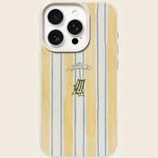 Resim For İphone 16, 11, XR, XS Max, 12, 13, 14, 15 Plus, Pro Max ile Uyumlu Açık Sarı Taze Dokulu Sandalye Desenli Telefon Kılıfı - TPU Darbeye Dayanıklı Koruyucu Kapak, Basit ve Şık, Çoklu Seçenekler Mevcut ~ Deri Dokusu Malzeme - Beyaz - Plaj Katlanır Sandalye 561WC 