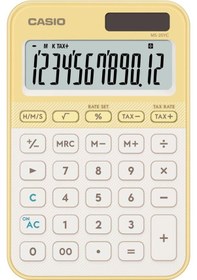 Resim Casio Ms-20yc-ly-w-dp Hesap Makinesi Desktop Gri - Siyah 