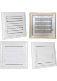 Resim Plastik Menfez Banyo / Wc Havalandırma Menfezi Panjur 30X30 Cm (143988954) 