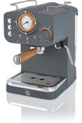 Resim Swann Swan SK22110BLUN Nordic Espresso Kahve Makinesi, Süt Köpürtücülü 1.2L 