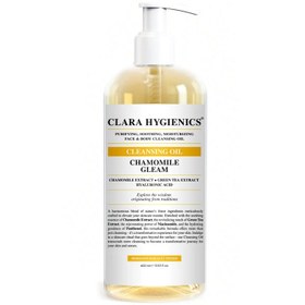 Resim Clara hygienics chamomile gleam cilt temizleme yağı 400 ml 