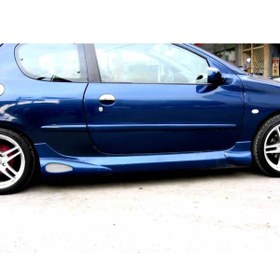 Resim Genel Markalar Peugeot 206 Yan Marşpiyel Seti 1998- 4d Boyasız Fiber 