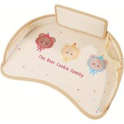 Resim Lumaworld Happy Friends Ellili Ayı Araç Koltuğu Tepsisi Çok Amaçlı Seyahat Masası 