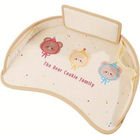 Resim Lumaworld Happy Friends Ellili Ayı Araç Koltuğu Tepsisi Çok Amaçlı Seyahat Masası 