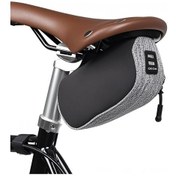 Resim Moveevo Lixada Bisiklet Sele Çantası - Şok Emici Köpük, Pratik Montaj, Gri 16x8x7cm Gri 